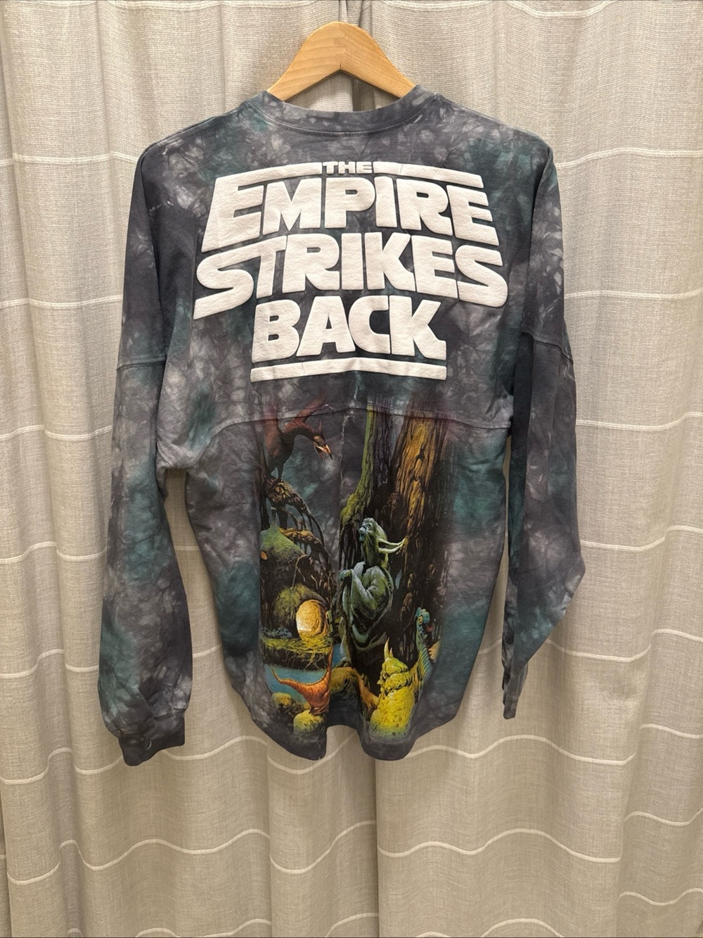 The Empire Strikes Back Tie-Dye Long Sleeve Tee - Gray